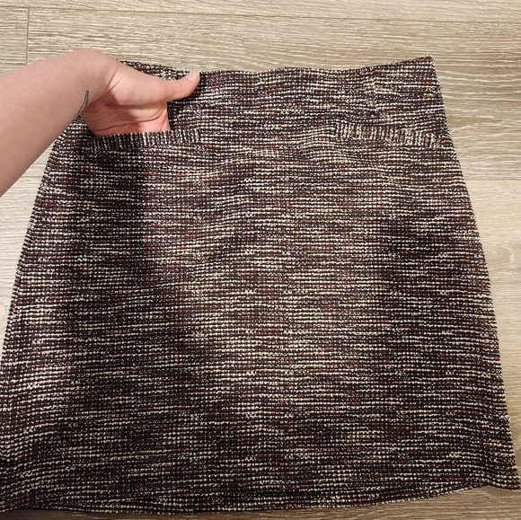 Twill Multicolored Mini Skirt - Picture 2 of 4